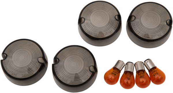 Smoked Turn Signal Lens Kits Smoke, 1, nordicamoto.ro