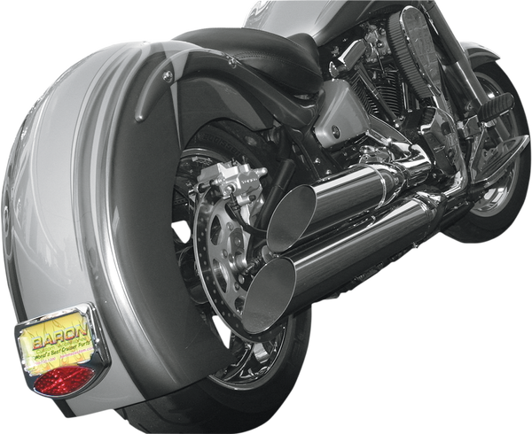 Big 'n Nasty Slip-on Mufflers Chrome, 2, nordicamoto.ro