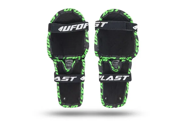 Kids Kajam Jointed Knee-shin Guard Black -1