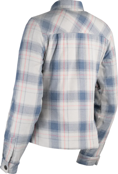 Womens Fallblock Flannel Jacket Gray, White  M, 4, nordicamoto.ro