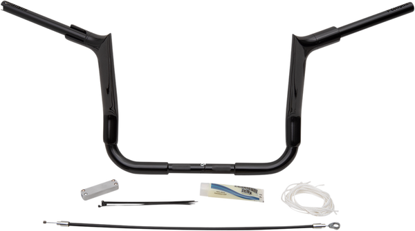 1-1/2(r) Ez Install Pointed Top Handlebar Kit Black, 1, nordicamoto.ro