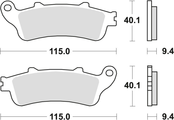 Placute frana spate TRW Organice HONDA ST 1100 PAN EUROPEAN '96-'02