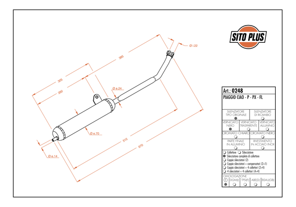 Sitoplus Full-system Exhaust Black, 4, nordicamoto.ro