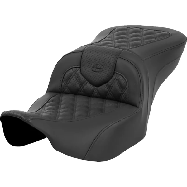 Roadsofa Lattice Stitch Heated Seat Black, 1, nordicamoto.ro