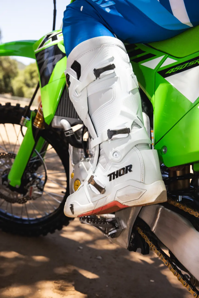 Cizme Thor Radial MX Frost White-5