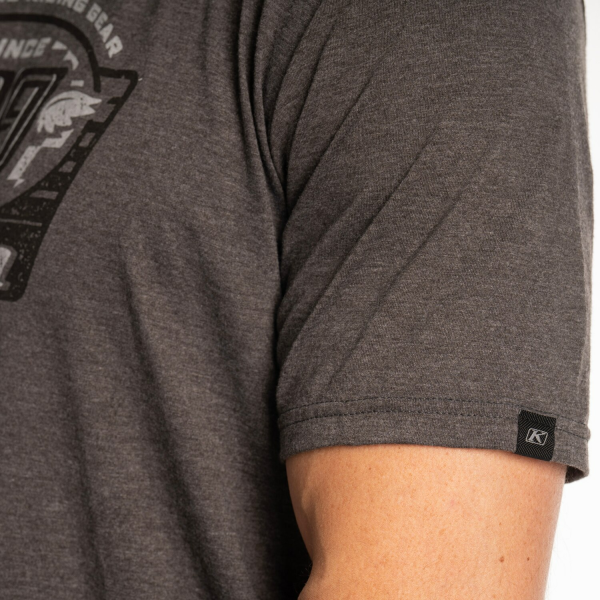Tricou Klim Pioneer 99 Tri-blend Coyote Brown Heather - Monument-5