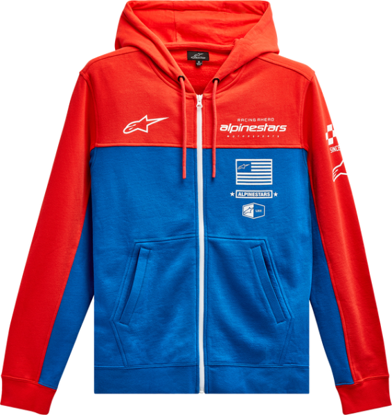 H Block Hoodie Blue, Red S, 1, nordicamoto.ro