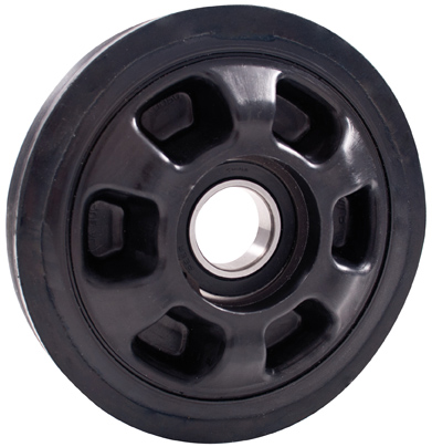 Sno-X Idler wheel Yamaha 135mm Black, Bearing 6005