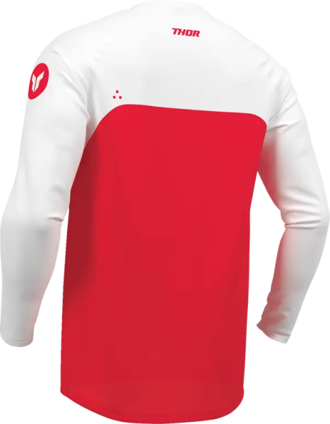 Youth Ridemode Menace Jersey White, Red -4