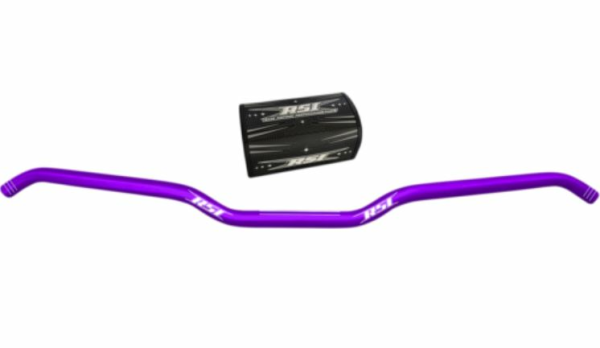 RSI Handlebar Hustler Alu Full 22mm 13degree Hooked 1" Rise Anodized Purple-0