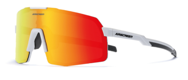 Ochelari de soare Airscreen Activity White Frame/Iridium Red Lens-2