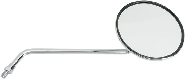 Round Honda Cb Style Universal Mirror Silver-1