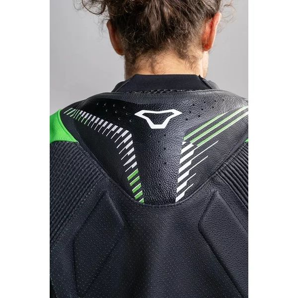 Combinezon de piele 2 piese MACNA ARMADYL 54 Alb/Rosu/Albastru, 5, nordicamoto.ro