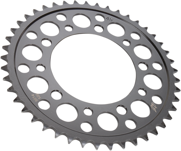 Lightweight Steel Sprocket Black, Zinc, 1, nordicamoto.ro