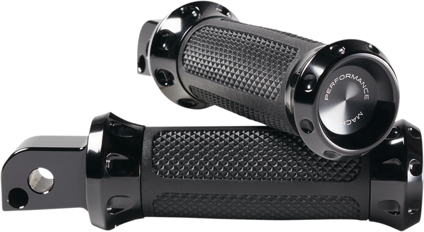 Overdrive Foot Pegs Black, 1, nordicamoto.ro