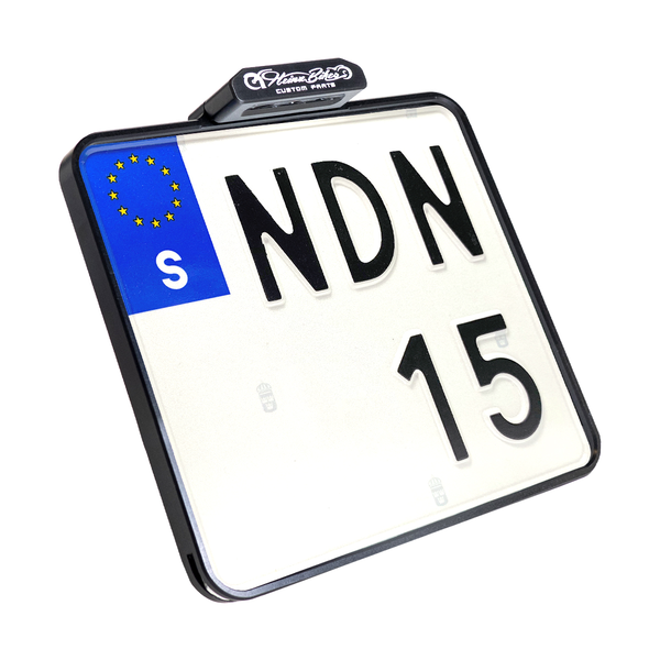 License Plate With Taillight Black, 1, nordicamoto.ro