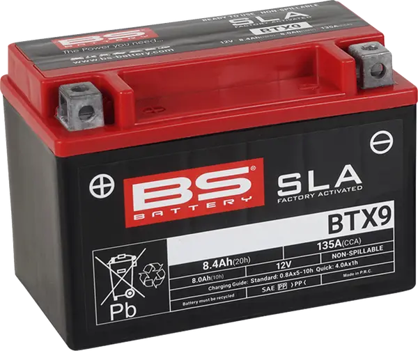 Sla Factory- Activated Agm Maintenance-free Battery Black-3
