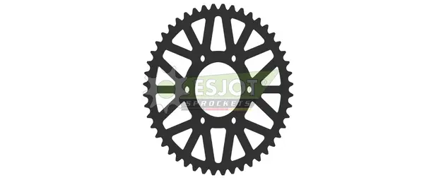 Pinion standard spate 520 negru, 1, nordicamoto.ro