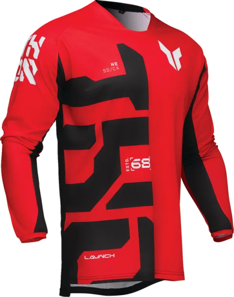 Tricou Enduro Thor Launchmode Forge Jersey Red-3