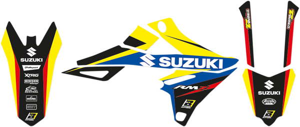 Dream 4 Graphics Kit Black, Blue, Yellow, 3, nordicamoto.ro