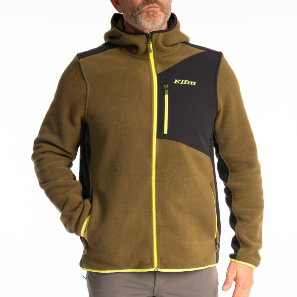 Hanorac Snowmobil Klim Teton Crest Fleece Black - Asphalt-8