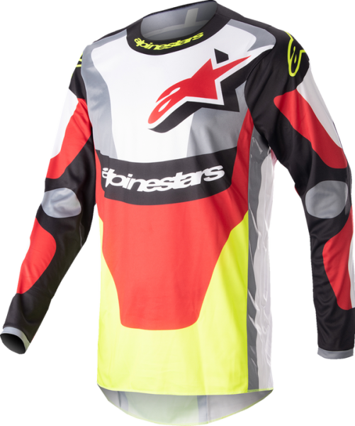 Tricou Alpinestars Fluid Agent Red/Yellow-0