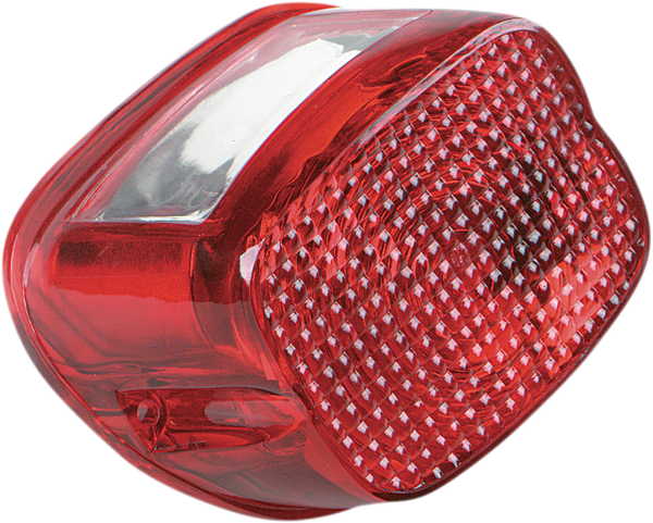 Dot Compliant Replacement Taillight Lens Clear, Red, 1, nordicamoto.ro