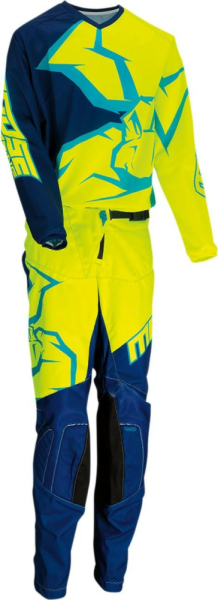 Pantaloni Copii Moose Racing QUALIFIER Navy/Teal/Yellow-0