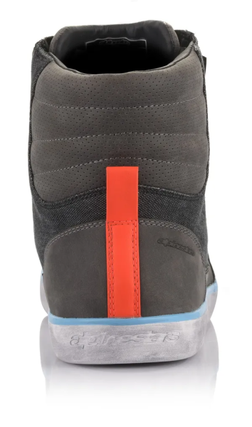 Cizme Alpinestars Primer J-6 Waterproof Canvas Black Anthrcite Light Blue-3