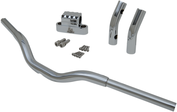 Kage Fighter-t Pullback Handlebar Silver, 4, nordicamoto.ro