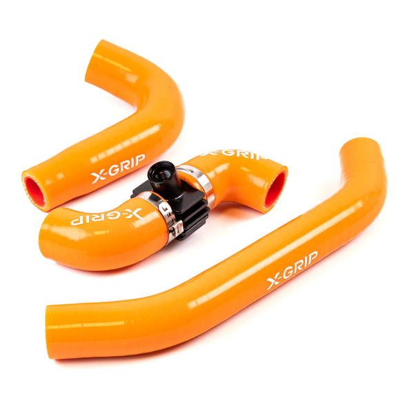 Kit furtunuri radiator silicon KTM/HUSQ/GASGAS 250/300 orange-0
