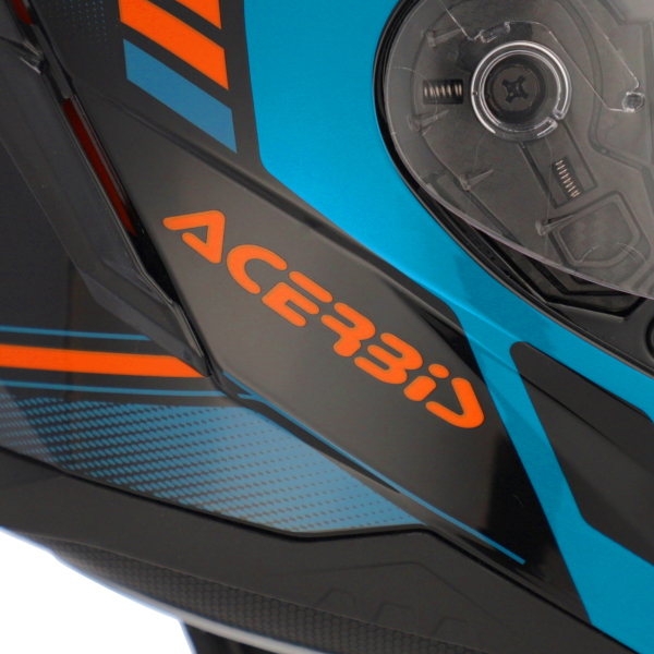 Casca Acerbis X-Way Graphic Blue/Orange-1
