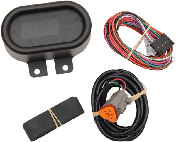 5000 Series Handlebar-mounted Digital Speedometer Black, 1, nordicamoto.ro