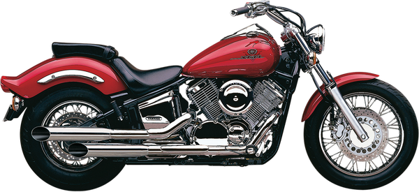Classic Deluxe Exhaust System Chrome, 1, nordicamoto.ro