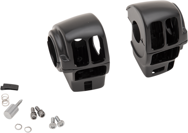 Handlebar Switch Housing Kit Black, 1, nordicamoto.ro
