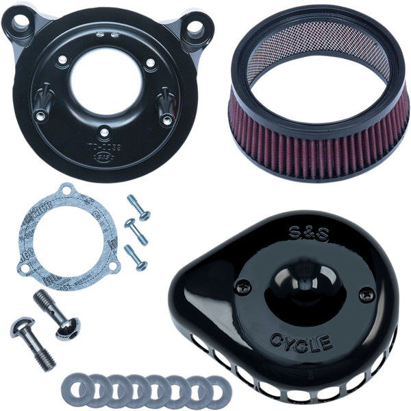 Mini Teardrop Stealth Air Cleaner Kit Black, 1, nordicamoto.ro