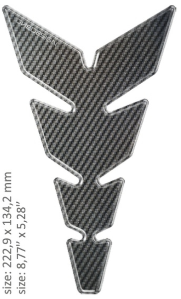 Resin/soft Touch Tank Pad Gray, 1, nordicamoto.ro