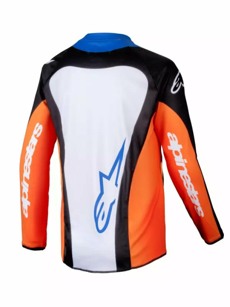 Tricou Copii Alpinestars Racer Melt Blue/Orange-0