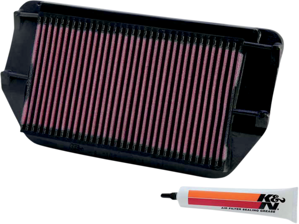 Filtru de aer cu debit mare, negru, roșu, 1, nordicamoto.ro