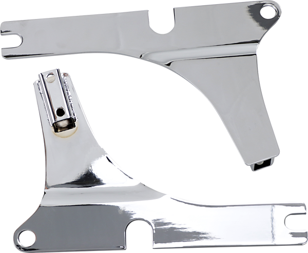 Sissy Bar Side Plates Silver, 1, nordicamoto.ro