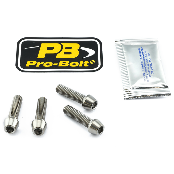 Titanium Clip-on / Handle Bar Mount Bolt Kit, 1, nordicamoto.ro