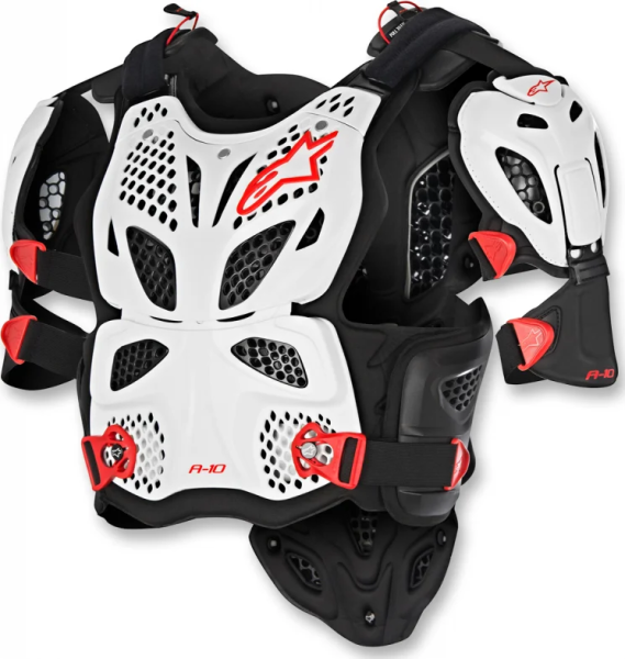 A-10 Full Chest Protector White-black Xl-2xl, 1, nordicamoto.ro