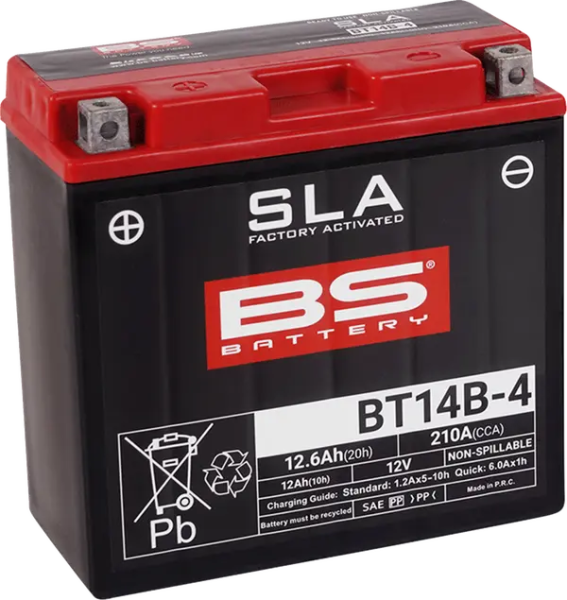 Sla Factory- Activated Agm Maintenance-free Battery Black-3