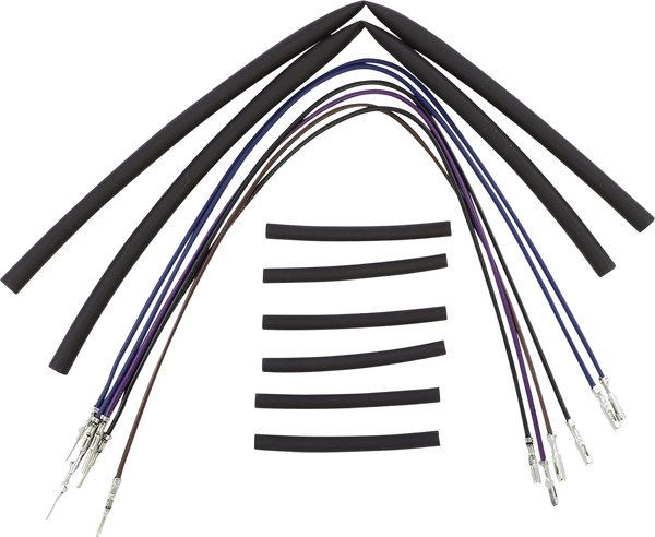 Front Turn Signal Extension Black, 1, nordicamoto.ro