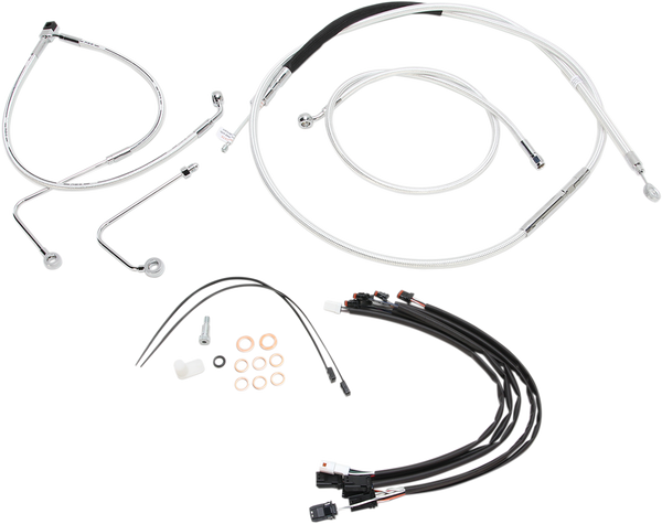 1-1/4(r) Caliber Handlebar Installation Kit Silver, 1, nordicamoto.ro