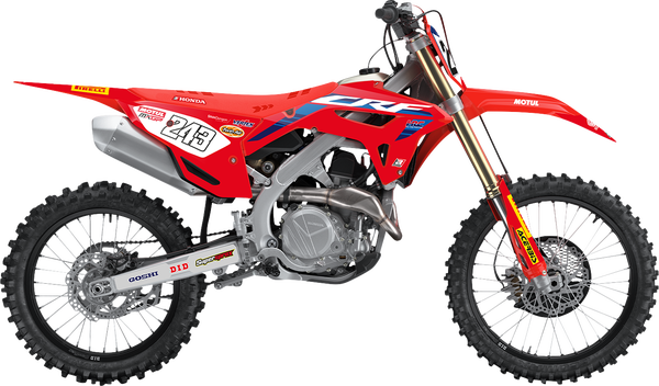 Blackbird Racing Replica Team Honda Hrc 2022 Graphics Kit With Seat Cover Red, 3, nordicamoto.ro