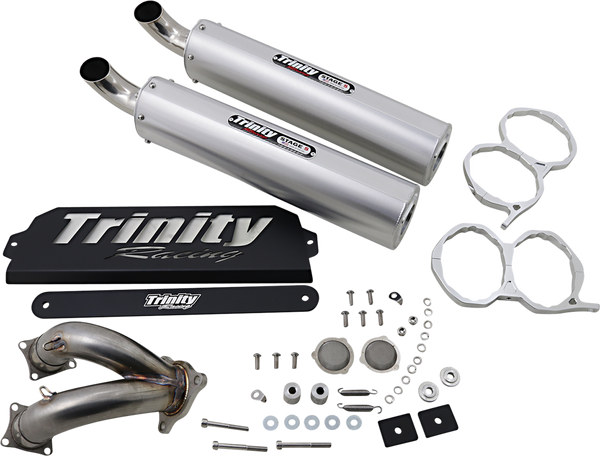 Stage 5 Slip-on Mufflers Silver, 1, nordicamoto.ro