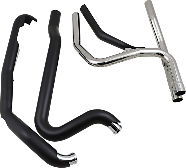 Powerport Dual Headpipes For Trikes Black, 2, nordicamoto.ro