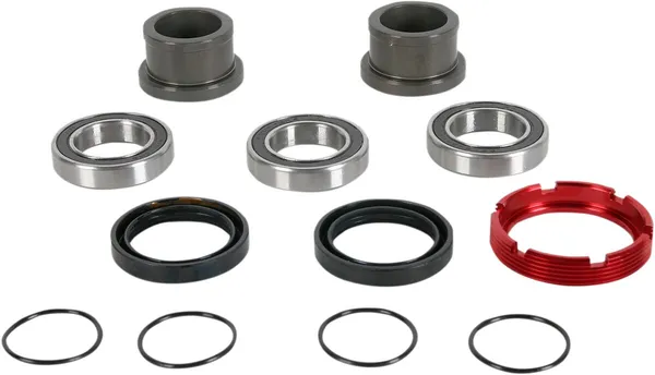 Watertight Wheel Collar And Bearing Kits Black, Silver-0