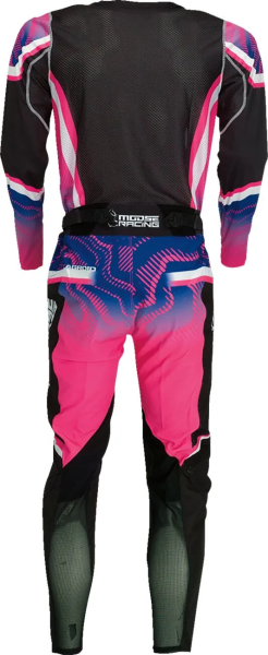 Tricou Moose Racing Agroid Black/Pink/Purple-1